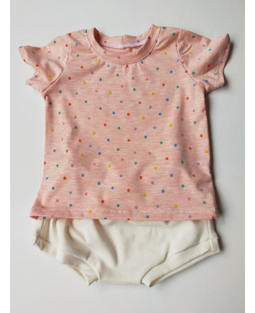 CONJUNTO DOTS ROSA