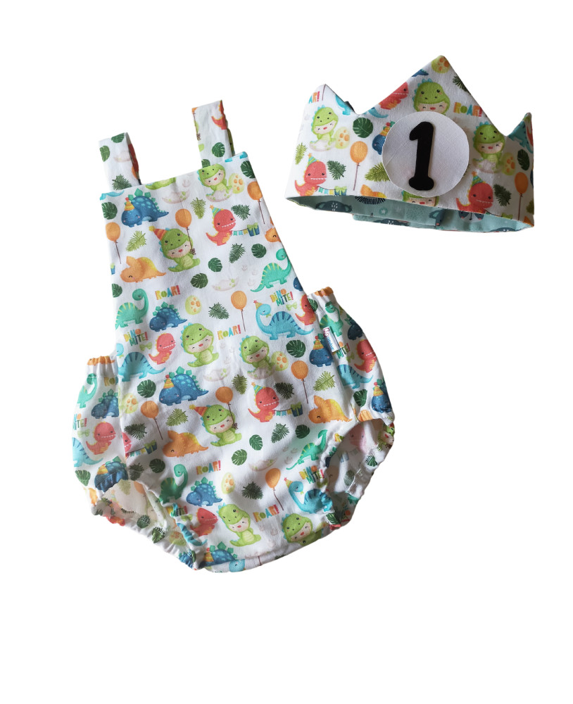 RANITA Y CORONA DINOS FIESTA