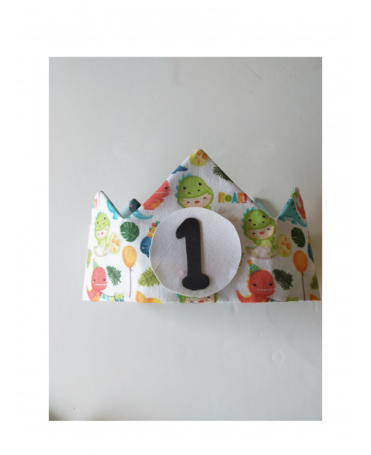 RANITA Y CORONA DINOS FIESTA