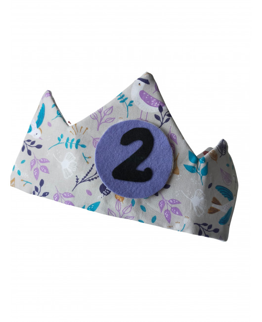 BRAGUITA Y CORONA LILA